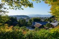 Kyoto city view (from mountain) Royalty Free Stock Photo