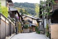 kyoto historicalhigashiyama district at Sannen Zaka Streetin Morning, Kyoto, Japan