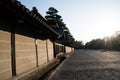 Kyoto Imperial Palace in the spring evening, Kyoto, Japan Royalty Free Stock Photo