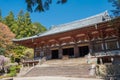 Jingo-ji Temple in Kyoto, Japan. The Temple originally built in 824, as a merger of two private