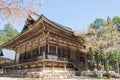 Jingo-ji Temple in Kyoto, Japan. The Temple originally built in 824, as a merger of two private