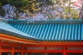 Kyoto, Japan - April 2 2023: Heian Shrine built on the occasion of 1100th anniversary of the capital\'s foundation in Kyoto,