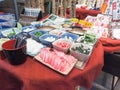 Kyoto, Japan - April 13, 2018 : Pickled products on the market