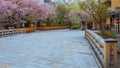 Shinbashi dori is the place where Gion-ochaya Teahouses stand side by side on the street coupled with Royalty Free Stock Photo