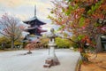 Kyoto, Japan - April 5 2023: Shinnyodo or Shinshogokurakuji temple founded in 984 its name refers to Sukhavati which means the