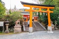 Ujigami shrine at spring in Kyoto, Japan Royalty Free Stock Photo