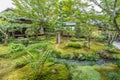 Garden and stream at Tenryu-ji Temple Complex. \