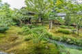 Garden and stream at Tenryu-ji Temple Complex. \