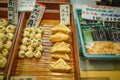 Japanese local food, tofu in the local market, Nishiki Market