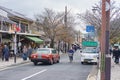 Kyoto, Japan - December 3, 2015:Street view of Arashiyama city, Royalty Free Stock Photo