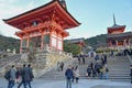 View of Kiyomizudera Temple, Kyoto, Japan.This temple is a part of the Historic Monuments of