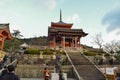 View of Kiyomizudera Temple, Kyoto, Japan.This temple is a part of the Historic Monuments of