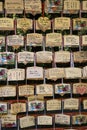 Kyoto, Japan - Ema, small wooden plaques with wishes or prayers