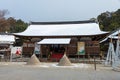 Kamigamo-jinja Shrine in Kyoto, Japan. It is part of UNESCO World Heritage Site - Historic Monuments of Ancient Kyoto.