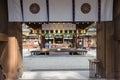 Kawai-jinja Shrine at a Shimogamo-jinja Shrine. a famous shrineUNESCO World Heritage Site in the Ancient city of Kyoto, Japan .
