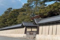 Kyoto Gyoen Garden. a famous historical site in the Ancient city of Kyoto, Japan.