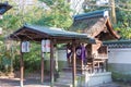 Munakata Shrine of Kyoto Gyoen Garden. a famous historical site in the Ancient city of Kyoto, Japan.