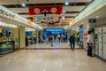 KYOTO, JAPAN - JULY 05, 2017: People hurry at Keihan Railway Station in Kyoto, Japan. Keihan Railway company was founded Royalty Free Stock Photo