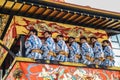 Kyoto, Japan - 24 July 2016. Traditional event of Gion Matsuri festival at hot summer day in Kyoto. Royalty Free Stock Photo