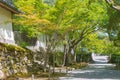 Nison-in Temple in Kyoto, Japan. It was first built between the years 834-848 by the Emperor Saga`s