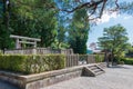 Tomb of Emperor Go-Kameyama in Kyoto, Japan. Emperor Go-Kameyama 1347-1424 was the 99th emperor of Royalty Free Stock Photo