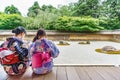 Japanese Geisha Maiko isolated Royalty Free Stock Photo