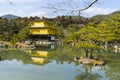 KYOTO, JAPAN Kinkaku-ji Temple of the Golden Pavilion officially named Rokuon-ji. Deer Garden Temple is a Zen Royalty Free Stock Photo