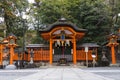 KYOTO, JAPAN Kinkaku-ji Temple of the Golden Pavilion officially named Rokuon-ji. Deer Garden Temple is a Zen Royalty Free Stock Photo