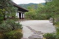 Crane and Turtle Garden TsuruKame no Niwa at Konchi-in Temple in Kyoto, Japan. The Garden built in