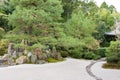 Crane and Turtle Garden TsuruKame no Niwa at Konchi-in Temple in Kyoto, Japan. The Garden built in