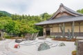 Enko-ji Temple in Kyoto, Japan. Enko-ji Temple was originally founded in 1601, as the site of the