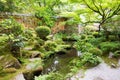 Hosen-in Temple in Ohara, Kyoto, Japan. It was built in 1012 under the reign of Emperor Sanjo in the Royalty Free Stock Photo