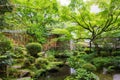 Hosen-in Temple in Ohara, Kyoto, Japan. It was built in 1012 under the reign of Emperor Sanjo in the Royalty Free Stock Photo