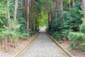 Mausoleum of Emperor Tenji in Yamashina, Kyoto, Japan. Emperor Tenji 626-672 was the 38th emperor