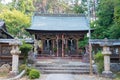 Nagao Tenmangu Shrine in Fushimi, Kyoto, Japan. The Shrine was founded in 949 Royalty Free Stock Photo