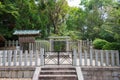 Tomb of Empress Kenshi in Fushimi, Kyoto, Japan. Fujiwara no Kenshi 1057-1084 was empress-consort