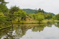 Upper Garden at Shugakuin Imperial Villa Shugakuin Rikyu in Kyoto, Japan. It was originally Royalty Free Stock Photo