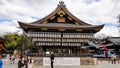 Yasaka or Gion Shrine. Yasaka Shrine is one of the most famous shrines in Kyoto between Gion District and Higashiyama District. Royalty Free Stock Photo