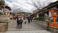 Yasaka or Gion Shrine. Yasaka Shrine is one of the most famous shrines in Kyoto between Gion District and Higashiyama District. Royalty Free Stock Photo