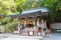 Yuki Shrine at Kurama-dera Temple in Kyoto, Japan. The Shrine was founded in 940 AD