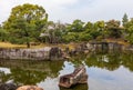 Beautiful garden and Nijo Castle in Kyoto