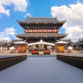 Higashi Honganji temple situated at the center of Kyoto, one of two dominant sub-sects of Shin