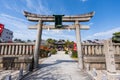 Shinsenen Garden Torii Gate. Kyoto, Japan Royalty Free Stock Photo