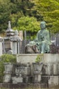 KYOTO, JAPAN - MAY 01: Higashi Otani cemetery on May 01, 2014 i Royalty Free Stock Photo