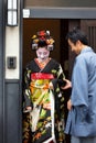 Young Maiko Geisha in Kyoto Japan