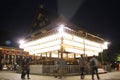 Yasaka Shrine in Kyoto Japan at night 2017 Royalty Free Stock Photo