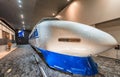 KYOTO, JAPAN - MAY 30, 2016: Shinkansen train inside Railway Mus