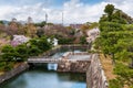 Kyoto, Japan at the moat of Nijo Castle Royalty Free Stock Photo