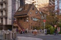 Kyoto, Japan - NOV 11, 2019: Traditional old japanese street Royalty Free Stock Photo