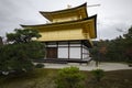 Rokuon-ji Buddhist temple the Golden Pavilion, Kinkakuji in Kyoto, Japan Royalty Free Stock Photo